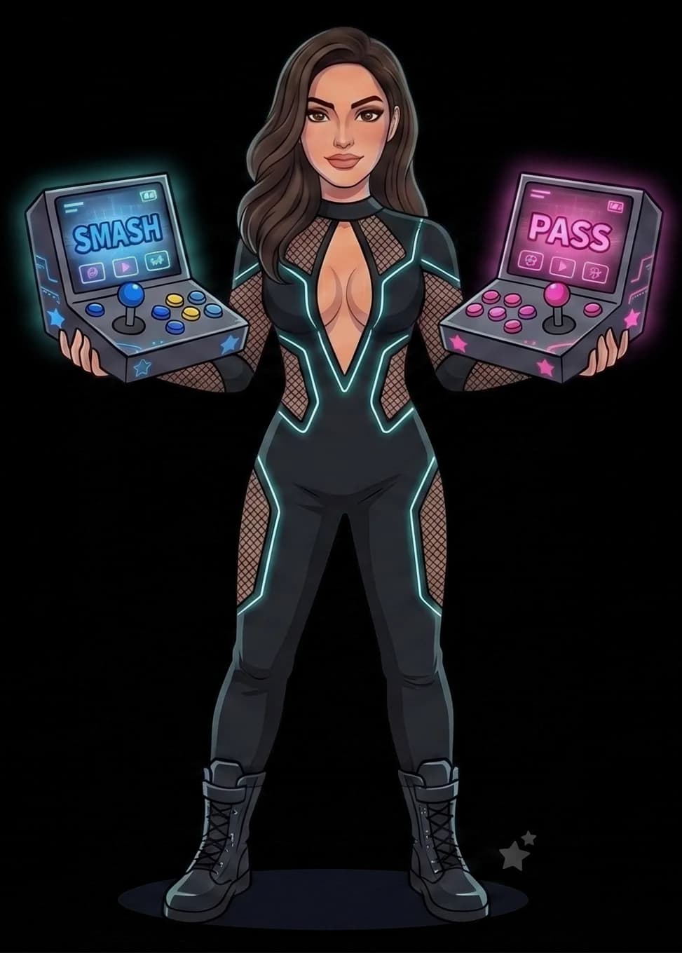 Smash or Pass — swipe to rate the pornstar roster